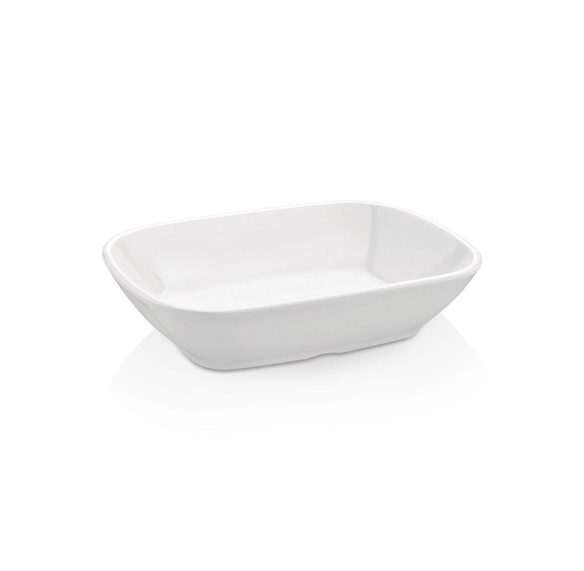 Vural Melamin 230420 Kare 6lı Kayık Tabak-20 cm