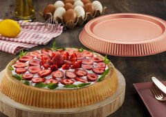 Brioni Diamond 30 cm Tart Kalıbı Rose