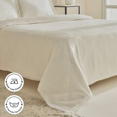 Karaca Home Alvin Çift Kişilik Nevresim Takımı Beyaz