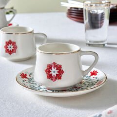 Karaca Kamelya 6 Kişilik Kahve Fincanı 100 Ml