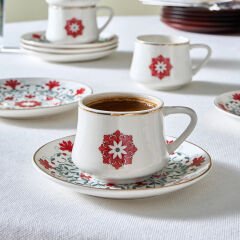 Karaca Kamelya 6 Kişilik Kahve Fincanı 100 Ml