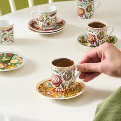 Karaca Lucca 6 Kişilik Kahve Fincanı 80 Ml