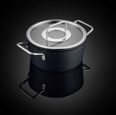 Fissler Adamant® Cam Kapaklı Derin Tencere - 20 cm