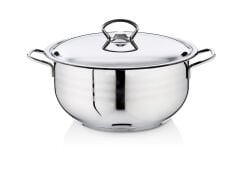 Bestinox 20x10 cm Tel Kulplu Çelik Kapaklı Çelik Derin Tencere-2.75 Litre