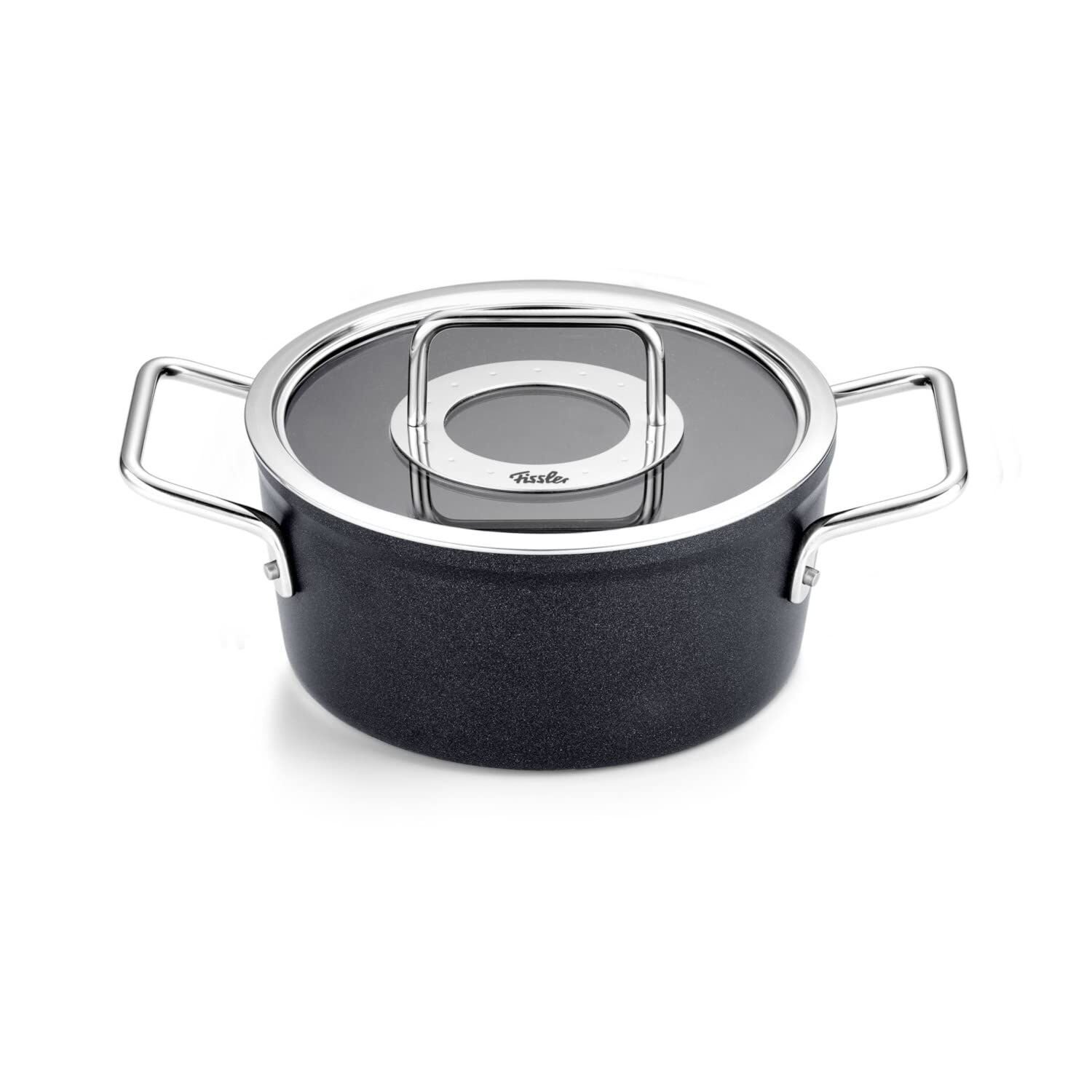 Fissler Adamant® Cam Kapaklı Derin Tencere - 24 cm