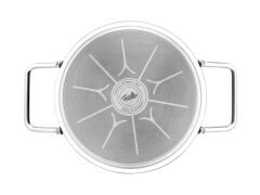 Fissler Adamant® Cam Kapaklı Sığ Tencere - 24 cm