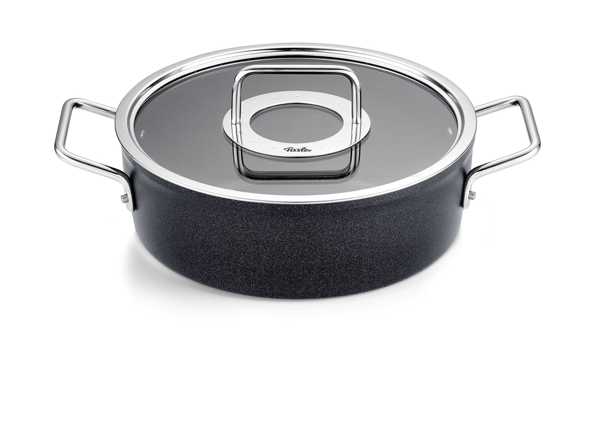 Fissler Adamant® Cam Kapaklı Sığ Tencere - 28 cm