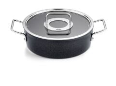 Fissler Adamant® Cam Kapaklı Sığ Tencere - 28 cm