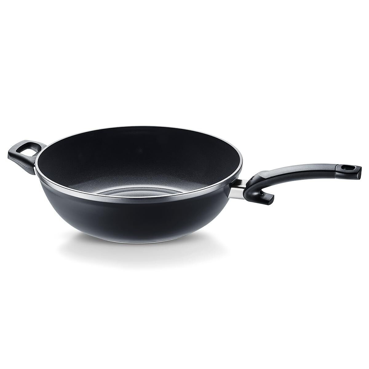 Fissler Ceratal® Comfort Orbit Black Wok Tava - 32 cm