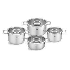 Fissler Pure Collection Cam Kapak 8 Parça Tencere Seti