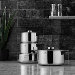 Jumbo Infinity 3PLY 8 Parça Çelik Tencere Seti