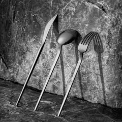 Jumbo 4400 Fallen 84 Parça 12 Kişilik Çelik Çatal Kaşık Bıçak Takımı