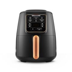 Karaca Air Pro Cook XL 2 in 1 Konuşan Airfryer Black Copper 4 Kişilik