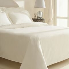 Karaca Home White Coll Rayas Nakışlı %100 Pamuk Çift Kişilik Nevresim Takımı Beyaz