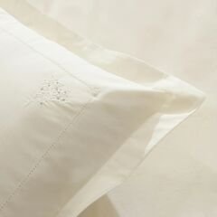 Karaca Home White Coll Rayas Nakışlı %100 Pamuk Çift Kişilik Nevresim Takımı Beyaz