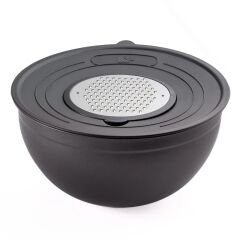 Jumbo Globe 9 Parça Rendeli Saklama Kabı Seti Mat Siyah