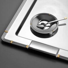 Jumbo 4200 Gold Çelik Çay Seti