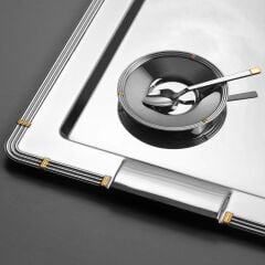 Jumbo 4200 Gold Çelik Çay Seti