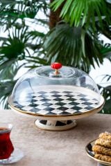 Acar XAP-21-0521/4 Qualita King Emaye Kek Fanus