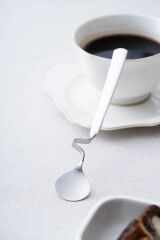 Acar YT-07693/150 Karat Moon 2 Adet Kavisli Çelik Kaşık - 16 cm