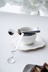 Acar YT-07693/150 Karat Moon 2 Adet Kavisli Çelik Kaşık - 16 cm