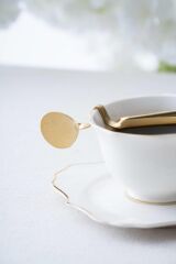 Acar YT-07694/150 Karat Moon 2 Adet Kavisli Çelik Kaşık - 16 cm