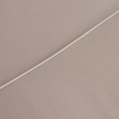 Karaca Home White Collection Vinas 80 Tel %100 Pamuk Çift Kişilik Saten Biyeli Nevresim Takımı Açık Gri