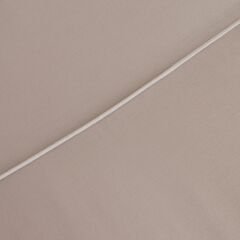 Karaca Home White Collection Vinas 80 Tel %100 Pamuk Çift Kişilik Saten Biyeli Nevresim Takımı Açık Gri