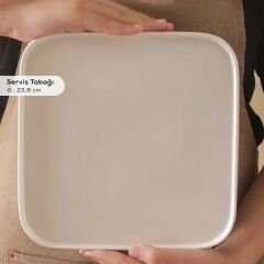 Karaca Stream Bone Cubique 35 Parça 6 Kişilik Kahvaltı Takımı