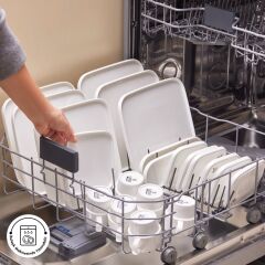 Karaca Stream Bone Cubique 35 Parça 6 Kişilik Kahvaltı Takımı