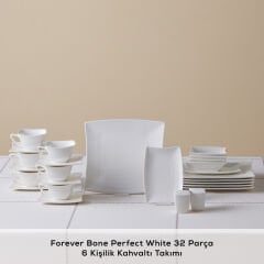 Karaca Forever Bone Perfect White 32 Parça 6 Kişilik Kahvaltı Takımı