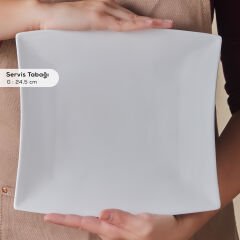 Karaca Forever Bone Perfect White 32 Parça 6 Kişilik Kahvaltı Takımı