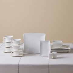 Karaca Forever Bone Perfect White 32 Parça 6 Kişilik Kahvaltı Takımı