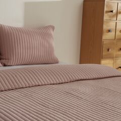 Karaca Home Elie Çift Kişilik Yatak Örtüsü Seti Pudra