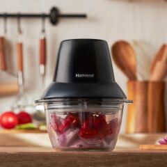 Homend Robochop 2108H Doğrayıcı Siyah Gri