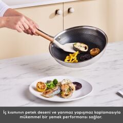 Karaca Powersteel 5Ply 316+ İndüksiyon Tabanlı 7 Parça Çelik Tencere Seti