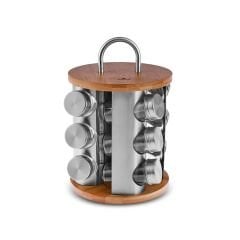 Karaca Alya Dönen Standlı 12'li Baharat Takımı