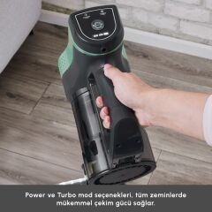 Karaca Vantuz Power Up Max Dikey Süpürge Sage Green