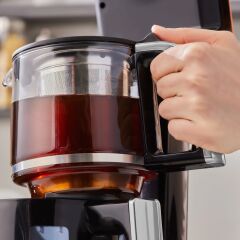 Karaca Çaysever Robotea Pro Quartz 4 in 1 Konuşan Çay Makinesi Black Chrome