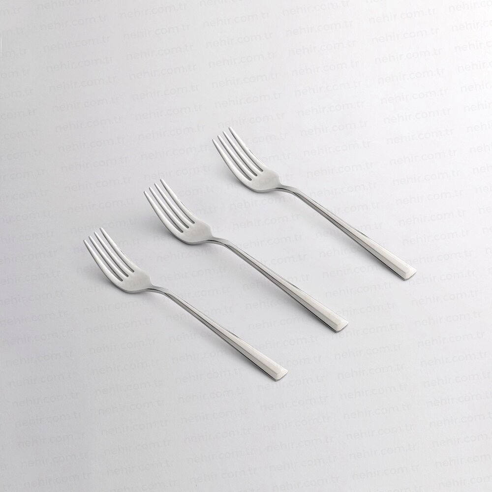 Nehir Milano Sade 6lı Tatlı Çatal