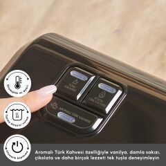 Karaca Hatır Hüp Düet Aroma İkili Türk Kahve Makinesi Space Gray