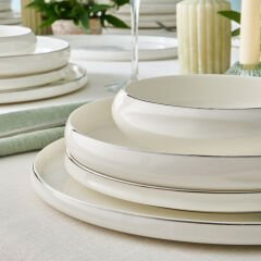 Karaca Stream Bone Sunset 53 Parça 12 Kişilik Yemek Takımı Platin