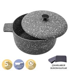 Emsan Perge Döküm Derin Tencere 24 cm
