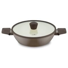 Jumbo Swiss Crystal Brown 7 Parça İndüksiyon Tabanlı Tencere Seti