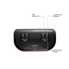 Karaca Hatır Hüp Düet Aroma İkili Türk Kahve Makinesi Imperial Red