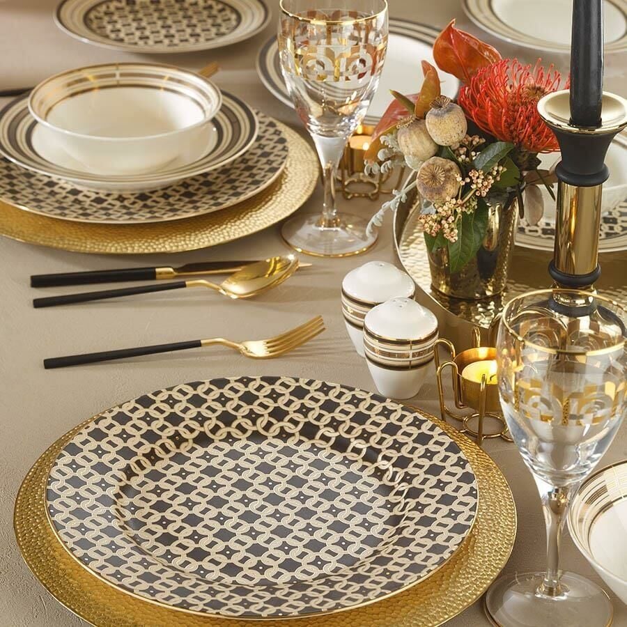 Kütahya Porselen İnci Bone Kalipso 12 Kişilik 53 Parça Yemek Takımı 11774