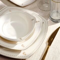 Emsan Belinda 60 Parça Yarım Kare 12 Kişilik Yemek Takımı