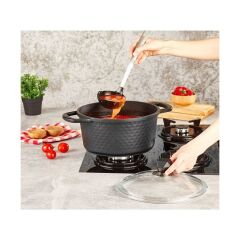 Kahramanlar Motto Döküm Derin Tencere-24 cm