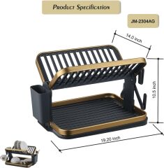 Kosova WIN-04 2 Katlı Alüminyum Tabaklık - Gold