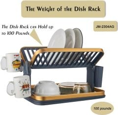 Kosova WIN-04 2 Katlı Alüminyum Tabaklık - Gold